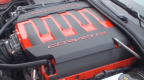 C7 Corvette Stingray Decals, Engine Graphics, 10 pcs, Center & Coil Sections, Gray Carbon Fiber
